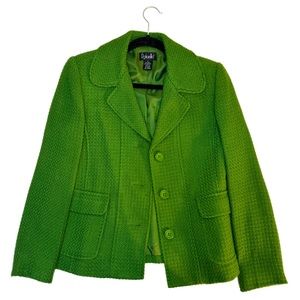 Green blazer coat size8